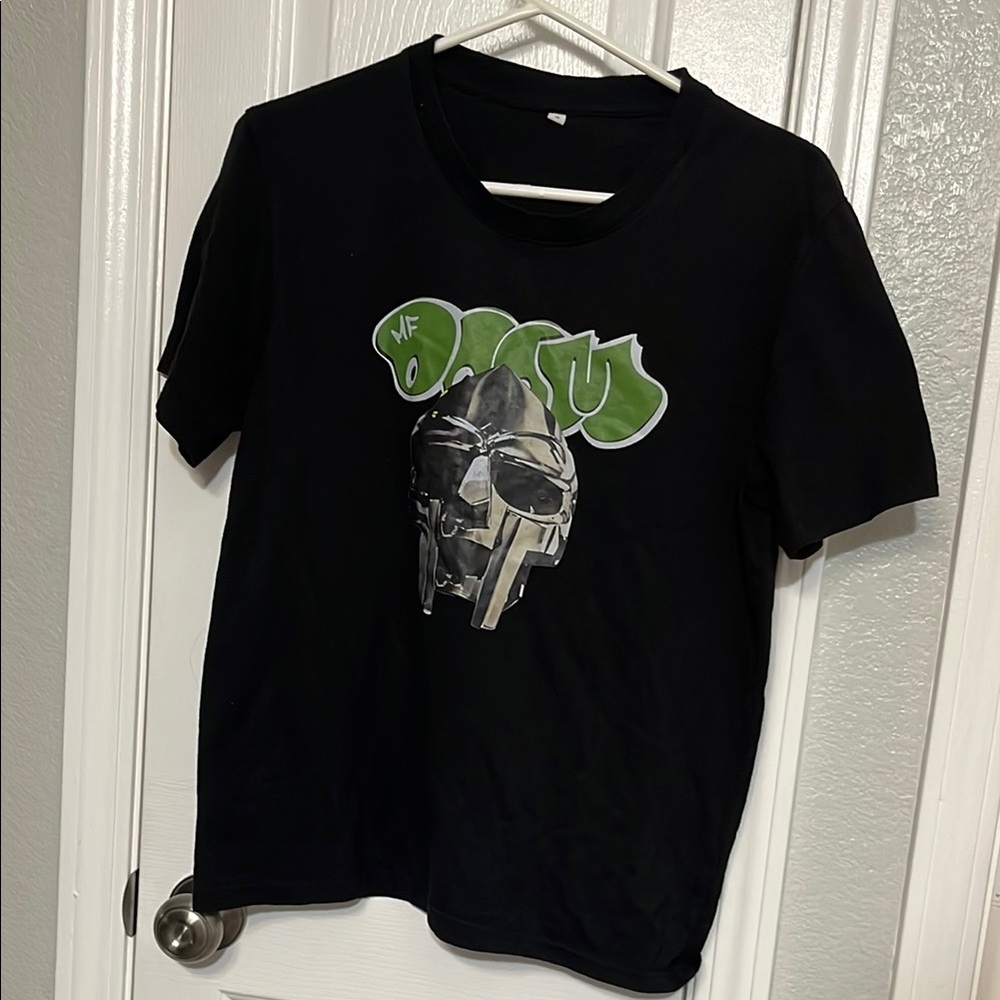 Black Graphic mens small T-Shirt MF DOOM